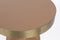 Zuiver Glam Bijzettafel Rond 36 cm Roze/ Goud
