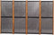 vidaXL - Kamerscherm - met - 4 - panelen - 280x180 - cm - zwart