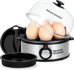 Savoré Kitchen MultiEgg - 4-in-1 Eierkoker 7 Eieren - Antiaanbaklaag - Elektrisch