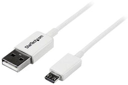 Startech.com 2 m - Micro USB-kabel A naar micro B - USB 2.0 - Wit