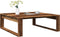 vidaXL - Salontafel - 100x100x35 - cm - bewerkt - hout - oude - houtkleurig