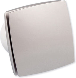 Nedco LD 100 - Badkamer/toiletventilator - Aluminium look - 100 mm
