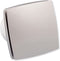Nedco LD 100 - Badkamer/toiletventilator - Aluminium look - 100 mm