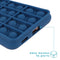 iMoshion Hoesje Geschikt voor Samsung Galaxy S21 Hoesje Siliconen - iMoshion Pop It Fidget Toy - Pop It hoesje - Donkerblauw