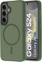 Mobiparts Galaxy S24 - Hardcover - MagSafe Compatible met Corner Protection - Groen