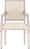 vidaXL Fauteuil 54x59x99 cm linnen beige
