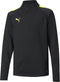 PUMA Teamliga 1/4 Zip Top - Sporttrui Jongens - Maat 140 - Zwart