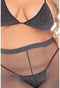 Ondergoed Set Pink Lipstick Zwart (XL)