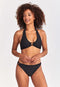 Shiwi CARO TONGA WAFFLE STRUCTURE - Bikini set - Effen - black