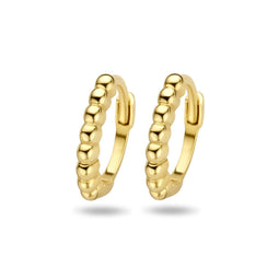 Marie Celeste - Klapoorringen - Bolletjes 10 mm - Goud
