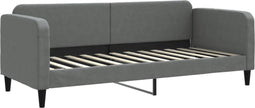 vidaXL - Slaapbank - 80x200 - cm - stof - donkergrijs