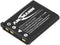 Ansmann A-Oly LI 42 B - Li-Ion Accu 650mAh voor Olympus Mju 700/720 SW/725 SW/730/740/750/FE 160/FE 190 - Zwart
