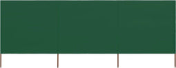 vidaXL - Windscherm - 3-panelen - 400x160 - cm - stof - groen