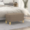 vidaXL - Bankje - 70x35x41 - cm - stof - taupe