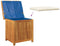 vidaXL - Kussenbox - voor - buiten - 60x50x61 - cm - massief - acaciahout