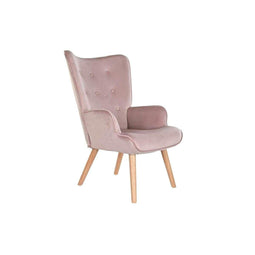 Armstoel DKD Home Decor Roze Hout 67 x 69 x 96 cm 75 x 69 x 96 cm