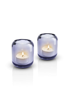 Eva Solo 2 Acorn tealight holder Grape - Purple / Glass