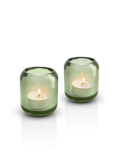 Eva Solo Acorn tealight holder Pine - Green / Glass