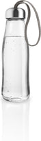 Eva Solo - Drinkfles 500 ml Glas Taupe - Borosilicaatglas - Transparant -
