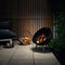 Eva Solo - FireGlobe Barbecue Brandhout Houder - Roestvast Staal - Zwart