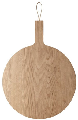 Eva Solo - Nordic Kitchen Snijplank Ø 35 cm - Bruin - Hout - Leer
