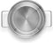 Eva Solo - Nordic Kitchen Stainless Steel Kookpan Ø 19.4 cm 3.0 Liter - Zilver - Roestvast Staal - Hout