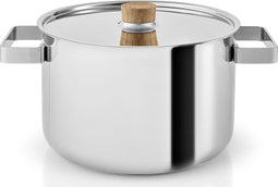 Eva Solo - Nordic Kitchen Stainless Steel Non-Stick Kookpan Ø 21.3 cm 4.0 Liter - Roestvast Staal - Zilver