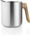 Eva Solo - Nordic Kitchen Thermo Theemaker 1 liter - Zilver - Bruin - Roestvast Staal - Hout - Siliconen
