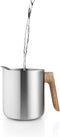 Eva Solo - Nordic Kitchen Thermo Theemaker 1 liter - Zilver - Bruin - Roestvast Staal - Hout - Siliconen
