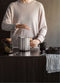 Eva Solo - Nordic Kitchen Thermo Theemaker 1 liter - Zilver - Bruin - Roestvast Staal - Hout - Siliconen