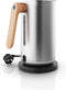 Eva Solo - Nordic Kitchen Waterkoker 1,5 liter - Zilver - Roestvast Staal - Kunststof - Hout
