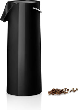 Eva Solo - Thermoskan met Pomp 1,8 liter - Kunststof - Zwart -