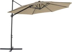 Beliani SAVONA II - Zweefparasol - Beige - Kunststof