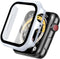 imoshion Screenprotector - Geschikt voor Apple Watch Series 7 / 8 / 9 - 41mm - Full Cover Hard Case / Beschermend Hoesje - Zilver