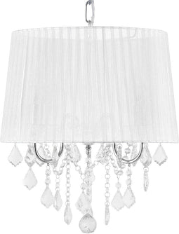 EVANS - Kroonluchter - Wit - Polyamide