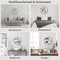 Happy Goods - Wandrek Rond - 42cm - 100% Paulownia Hout en Metaal - Zwart
