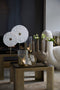 Light&living Ornament op voet 35x12x50 cm YVO marmer wit+antiek brons