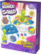 Kinetic Sand - Squish N’ Create met 382 g blauw geel en roze origineel kinetisch zand en 5 gereedschappen - Sensoriche speelgoed