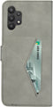 Mobiparts Galaxy A32 (2021) 5G - Classic Wallet Case - Ruimte voor pasjes - Grijs