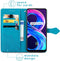 iMoshion Hoesje Geschikt voor Realme 8 Pro / Realme 8 Hoesje Met Pasjeshouder - iMoshion Mandala Bookcase - Turquoise