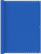 vidaXL - Balkonscherm - 120x500 - cm - HDPE - blauw