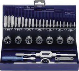 Eventus by Exact 10711 Schroefdraadsnijderset 32-delig HSS Metrisch M3, M4, M5, M6, M8, M10, M12