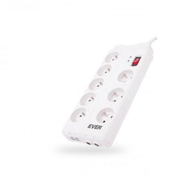 Ever T/LZ05-HOM019/0000 power distribution unit (PDU) White 8 AC outlet(s)
