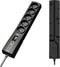 Ever T/LZ09-CLA050/0000 overspanningsbeveiligingslijst zwart 5 Stopcontact(en)