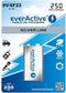 everActive Ni-MH 9V 6F22 250mAh Silver Line