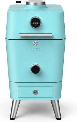 Everdure 4K Houtskoolbarbecue Blauw by Heston Blumenthal