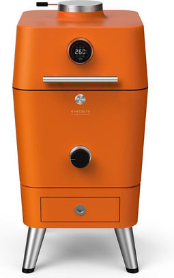 Everdure 4K Houtskoolbarbecue Oranje by Heston Blumenthal