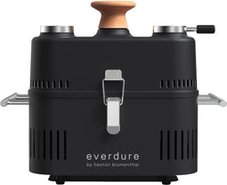 Everdure by Heston Blumenthal - Cube 360 Houtskool Barbecue met Gereedschapset - Zwart - Roestvast Staal - Chroom - Chroom