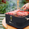 Everdure by Heston Blumenthal - Cube 360 Houtskool Barbecue met Gereedschapset - Zwart - Roestvast Staal - Chroom - Chroom