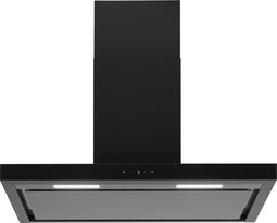 Everglades EVCH9845B - Afzuigkap - Recirculatie - Zwart - 90CM - Met Krachtige Motor van 800M3/H - Inclusief Koolstoffilters - Energieklasse A - 4 Standen - Tiptoets - Digitaal - 5 Jaar Garantie